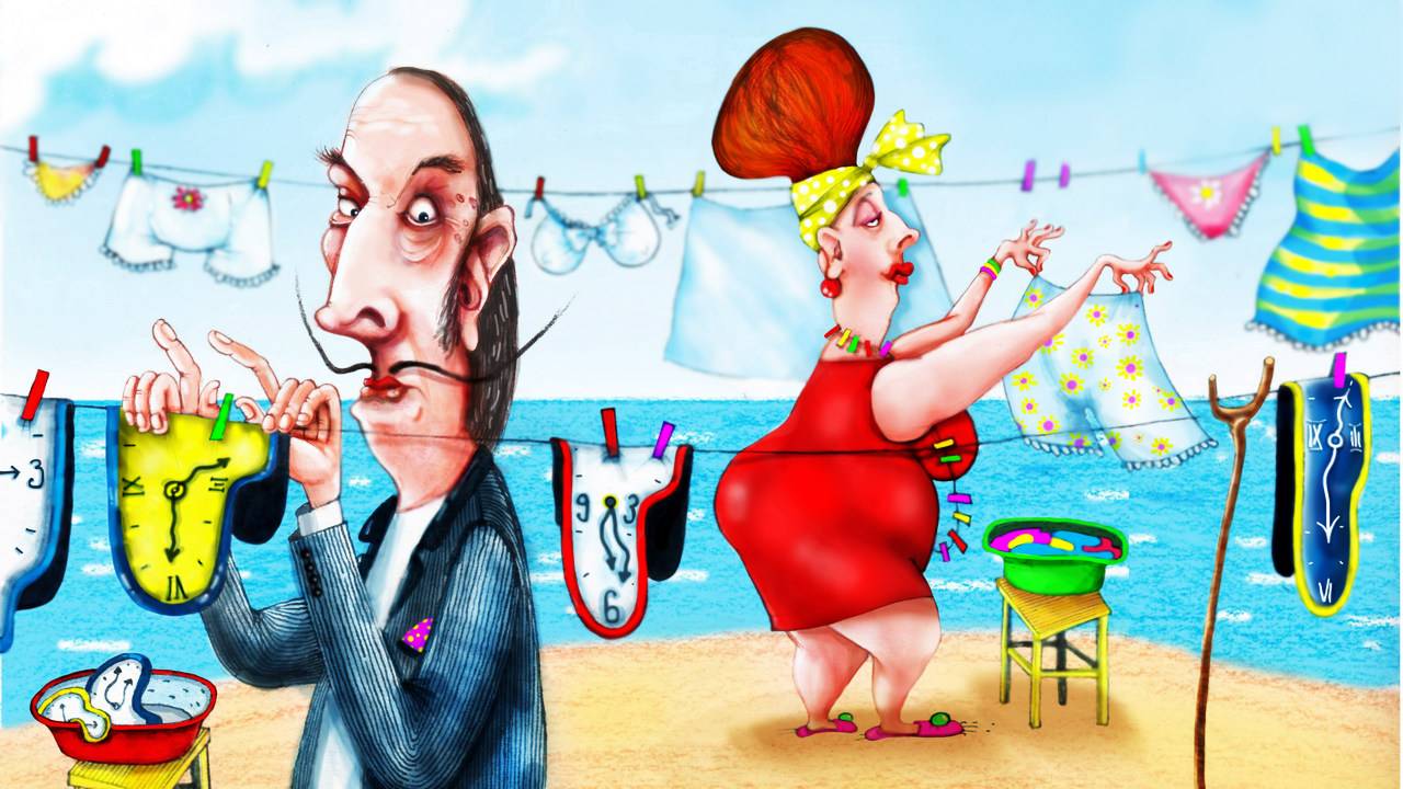 Ироничные картины художника Юрия Наместникова смотреть онлайн