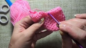 Носки новорожденному крючком. Легко и просто.