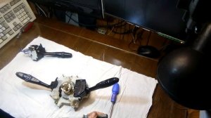 Ремонт подрулевого переключателя (Гитары) Mitsubishi Delica (Pajero 2)