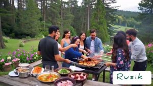 Танцуют все! Шашлычок под коньячок