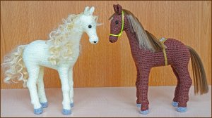 Лошадь крючком. Вязание крючком лошади. Часть 1.