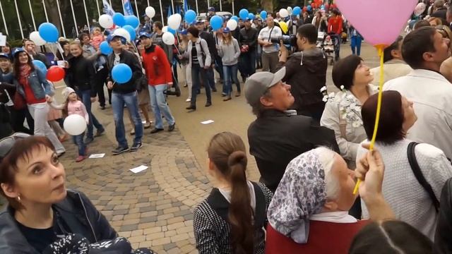 Ракета над Краснодаром. 1 Мая 2014г. За админиистрацией как за щитом!