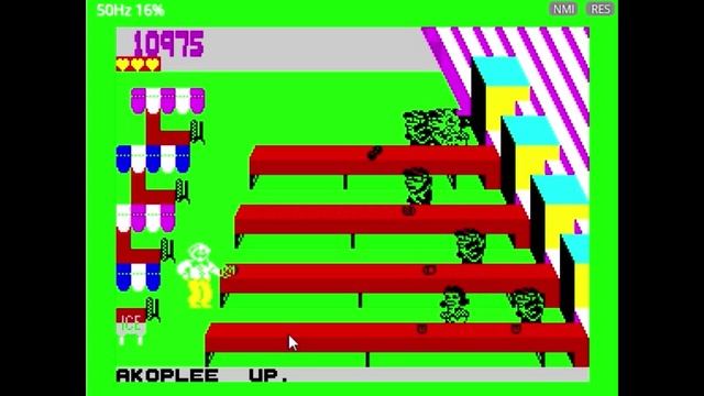Игра Tapper ZXSpectrum(быстрое прохождение со смешной озвучкой)