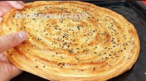 Слоенная лепёшка в духовке! Катлама нон / Восточный вкус