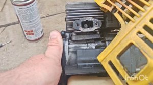 Ремонт триммера чемпион, не развивает мощность, а всё дело оказалось куда проще...