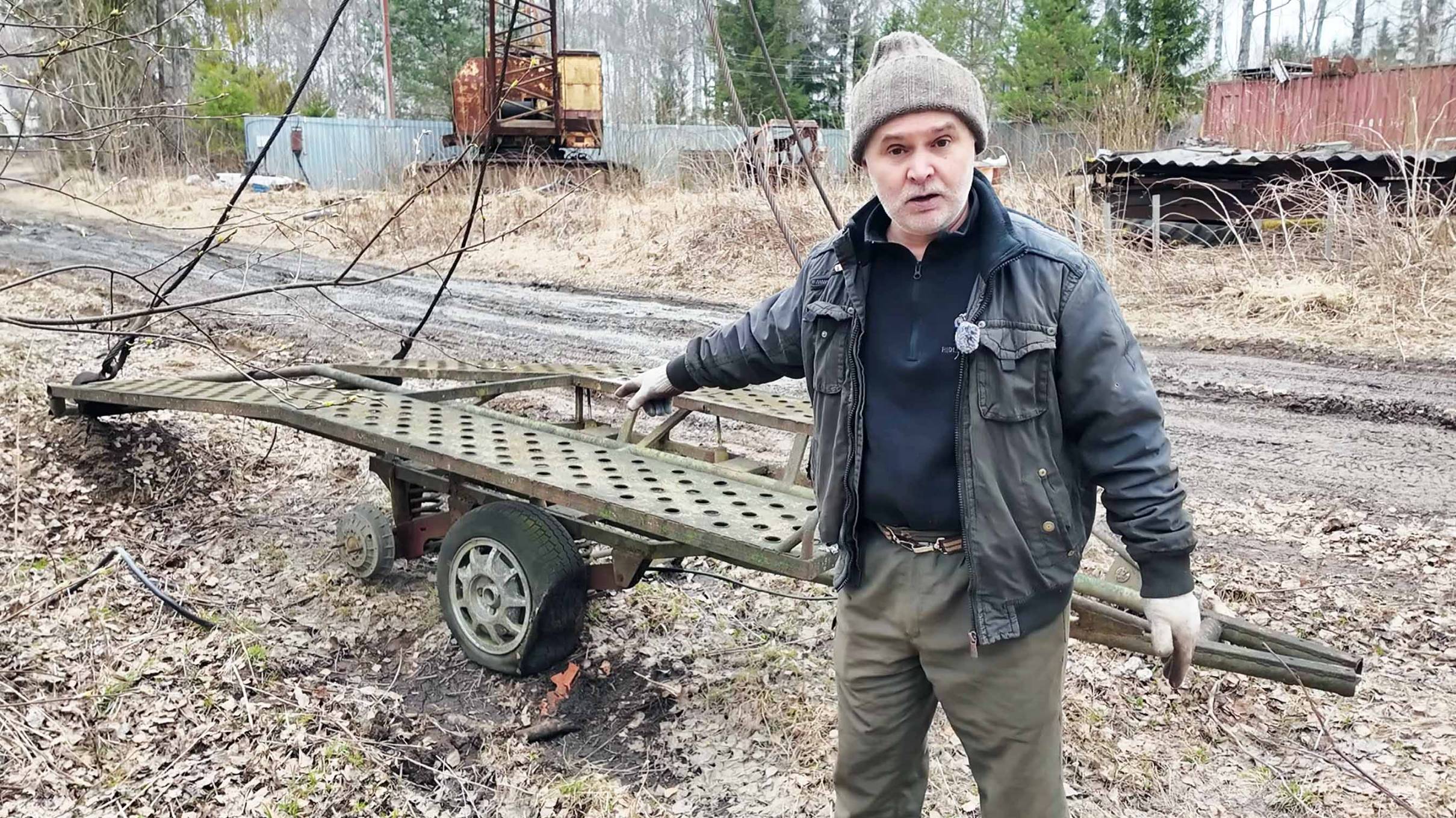 Необычный прицеп для легкового автомобиля своими руками! смотреть онлайн