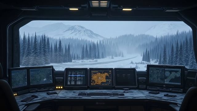 The Frozen Pass – Remote Valley Command Ambience for Sleep #ColdAmbience #SleepSounds