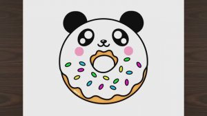 КАК НАРИСОВАТЬ ПАНДУ-ПОНЧИК В СТИЛЕ КАВАЙИ