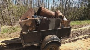 ЖЕСТЬ! Металокоп в заброшенном поселке. Ещё один УСЖД.