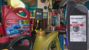 Polymerium xpro2 GF -6a SP 5w30 тест на Четырехшариковой машине трения по ГОСТ9490 60 мин.