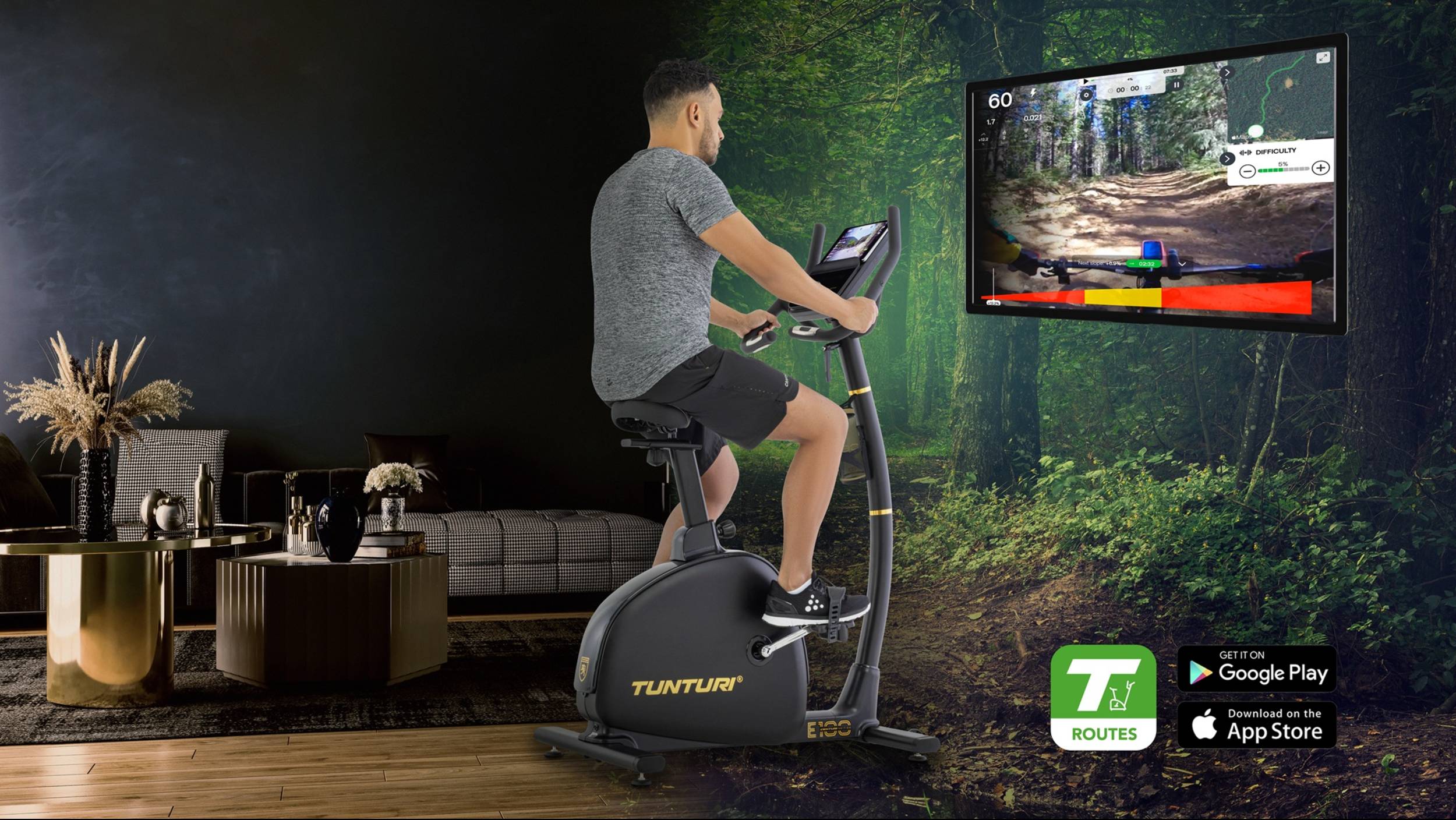 ВЕЛОТРЕНАЖЕР TUNTURI CENTURI E100