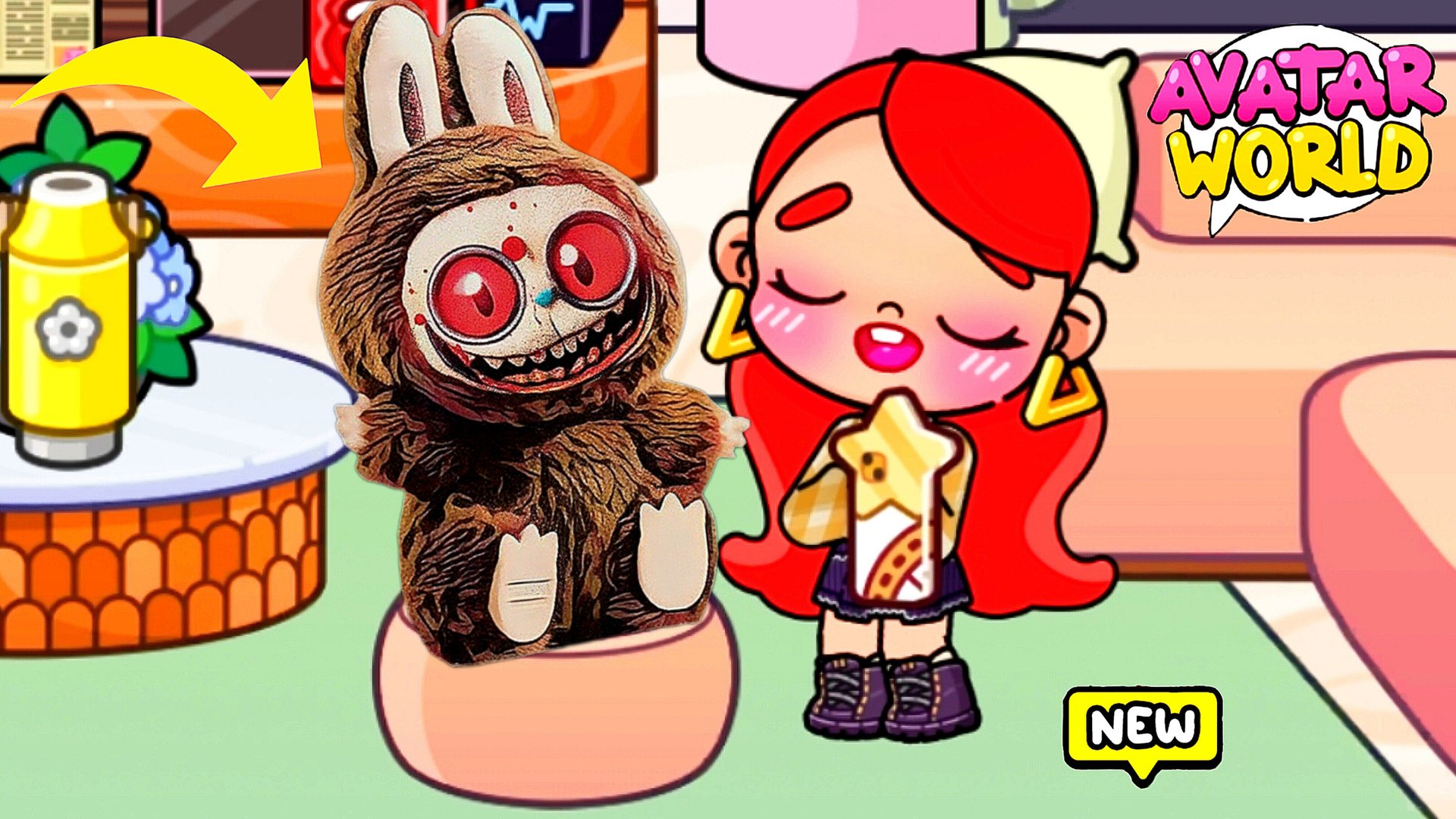 Аня в плену ЛАБУБУ 😱 Аватар Ворлд ХОРРОР ❤️ #лабубу #labubu смотреть онлайн