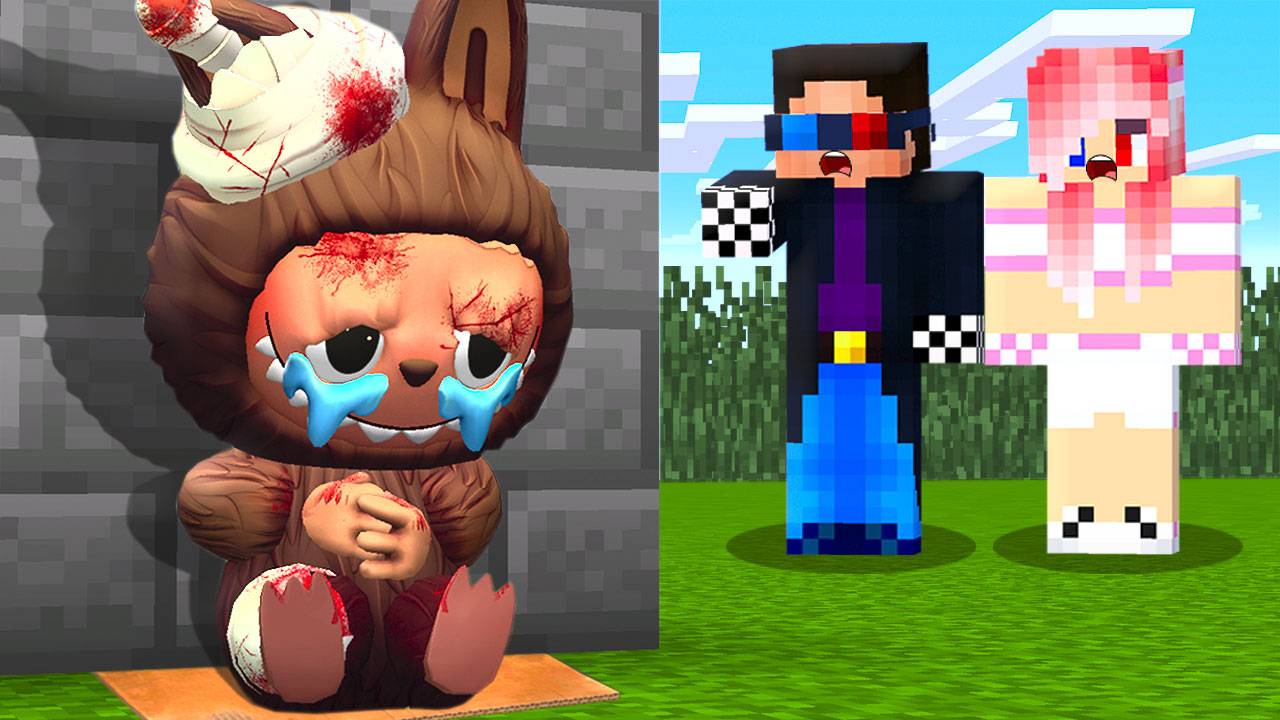 😥МЫ ПРИЮТИЛИ БЕДНОГО ЛАБУБУ В МАЙНКРАФТ! ШЕДИ И ЛЕСКА MINECRAFT смотреть онлайн