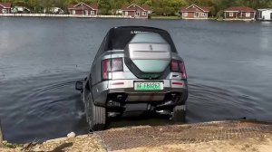 Китайский внедорожник BYD Yangwang U8 плавает как лодка Реальный тест на воде (2025)