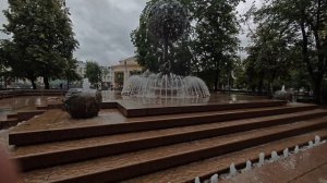 Москва в дождик