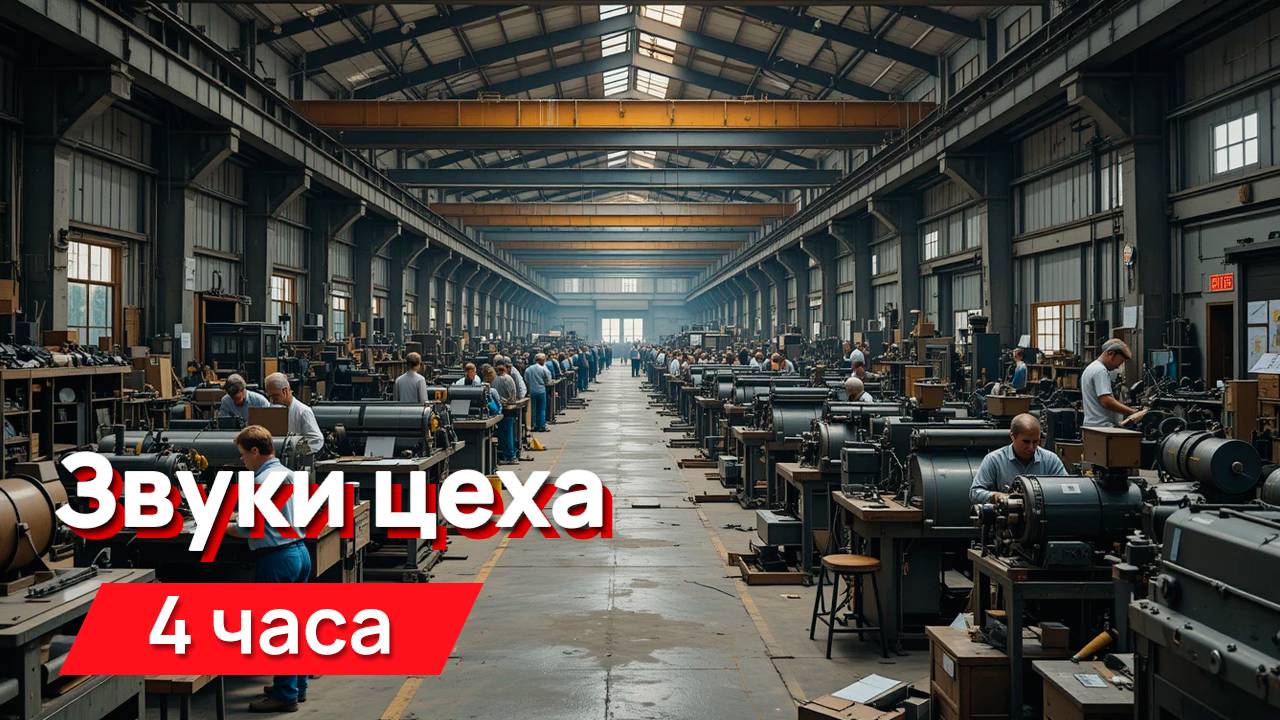 Звуки для соседей - звуки работающего цеха, шум станков