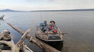 Лодка Хатанга-330 и мотор Парсун 5,0 под полной загрузкой