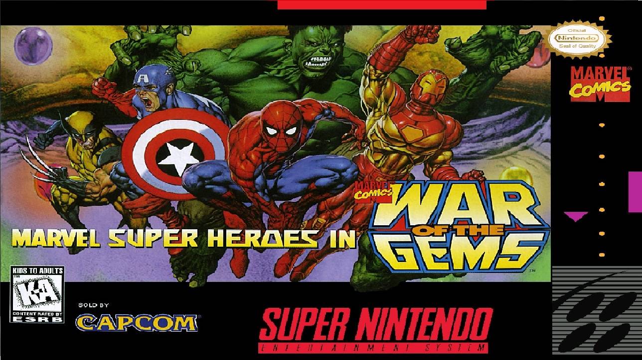 Marvel Super Heroes in War of the Gems (SNES) Полное прохождение смотреть онлайн