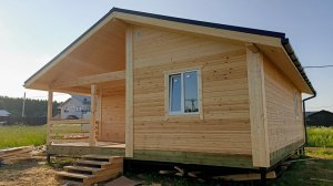 СпбБаняБрус дом баня 8х9