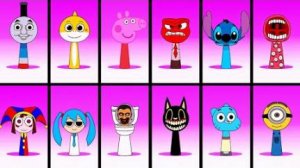 Спрунки OC ВСЕ Фазы ｜ Incredibox Compilation COMPLETE #sprunki #incredibox #sprunkioc