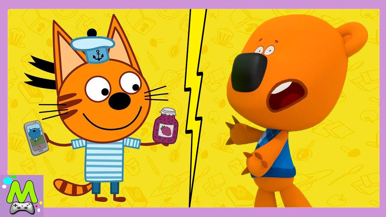 Три Кота против Ми-Ми-Мишек.Домашние Приключения в Мини-Играх от Коржика и Кеши.Мультик Игра смотреть онлайн