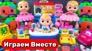 Игрушки мультики КОКОМЛЕНО ! Мультики истории с ДЖОННИ АКУЛЁНКОМ ! Видео для детей
