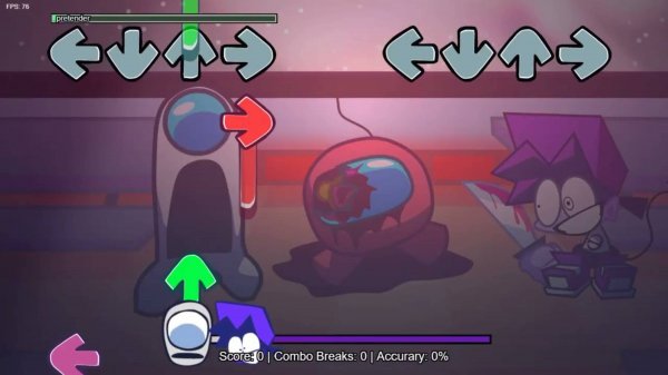 Прохождение песни Pretender в vs crewmate restyle