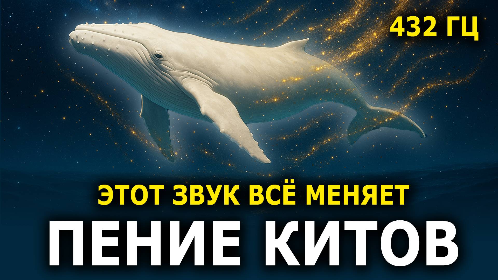 432 Гц — Пение китов / Медитация для Снятия Напряжения и Глубокого Расслабления