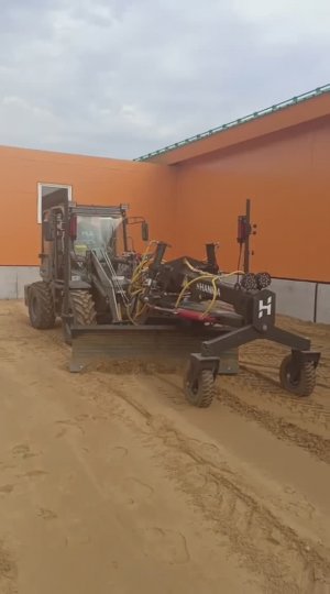 Грейдер на мини погрузчик