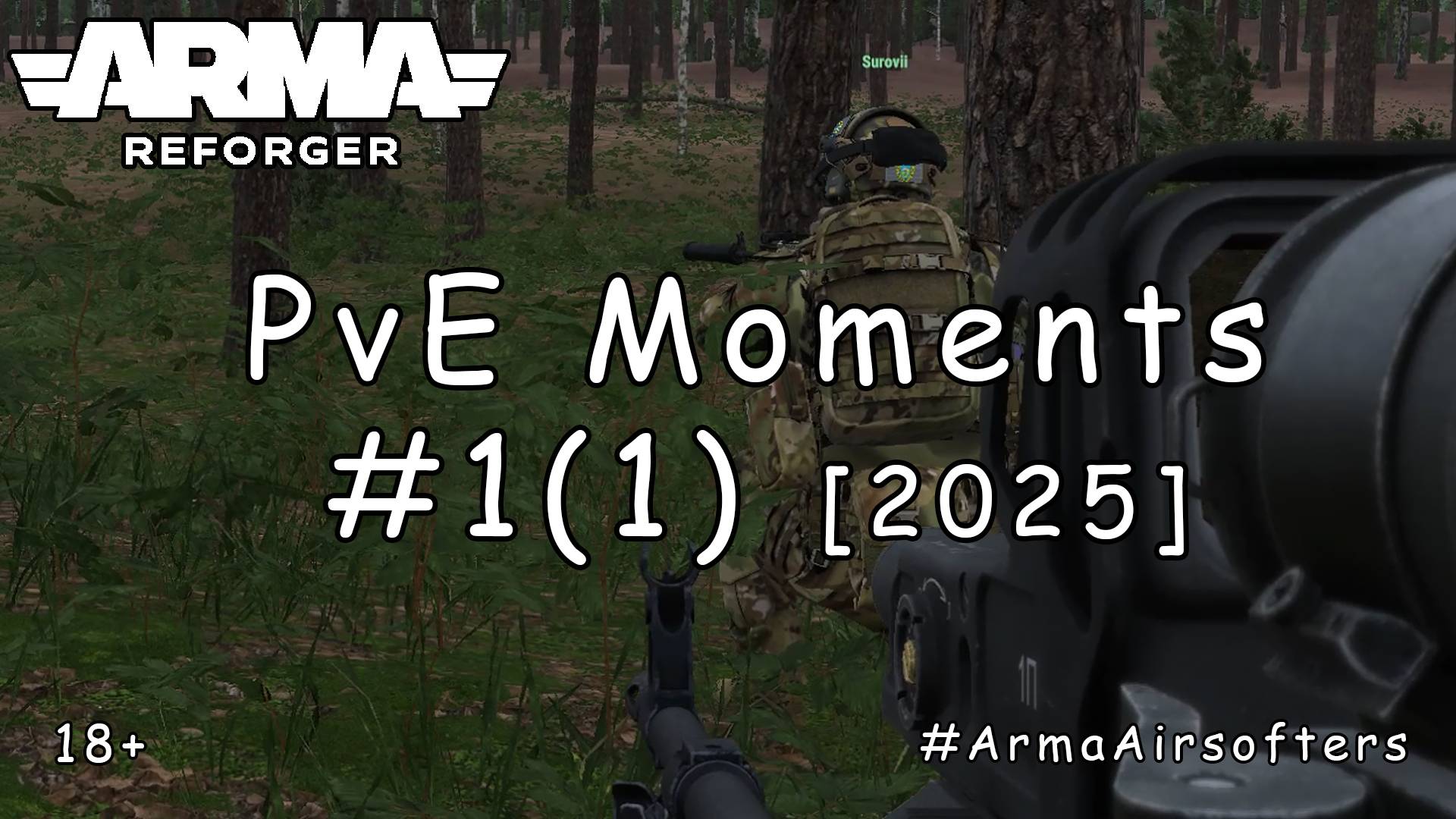ARMA Reforger - PvE моменты #1 (1) - Бой с кустами [2025] смотреть онлайн