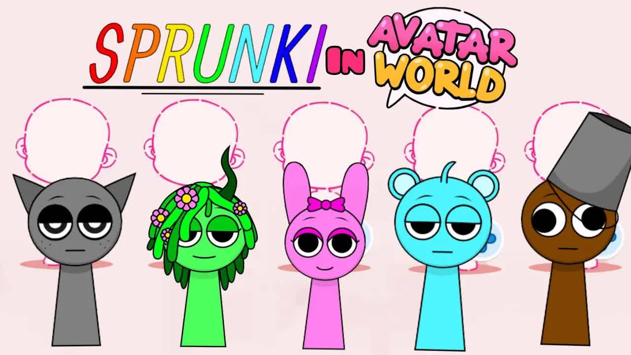 Как создать персонажей Спрунки 👾🛸 в Avatar World!!!
