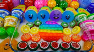 Слайм с лизуном, блестками, акварелью и пенопластом 🎨✨ | Яркий и залипательный DIY!