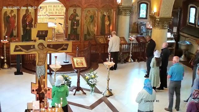 Божественная литургия. 15.05.2025 в 6-00. смотреть онлайн