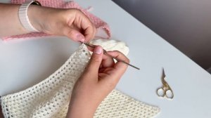 Косынка крючком тренд 2025 для начинающих