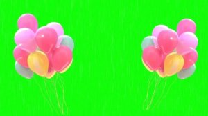 Воздушные шары. хромакей / ФУТАЖ