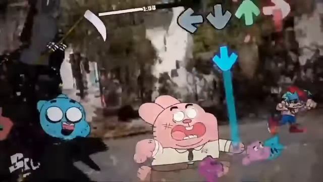 Amazing world gumball FNF Darkness family guy смотреть онлайн