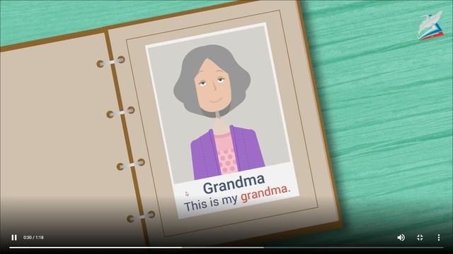 Английский язык. 2 класс. Урок 6. Знакомимся со словами по теме «Моя семья»; смотреть онлайн