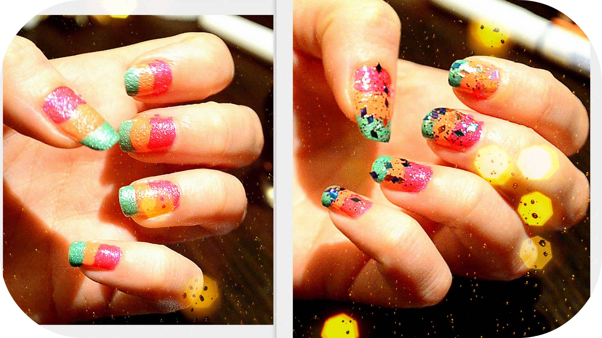 Новогодний маникюр с лаками от Ив роше на 2015 : ) смотреть онлайн