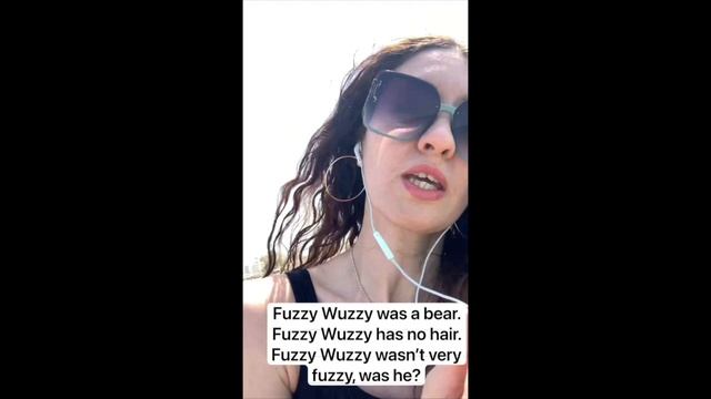 Fuzzy Wuzzy was a bear | tongue-twister смотреть онлайн