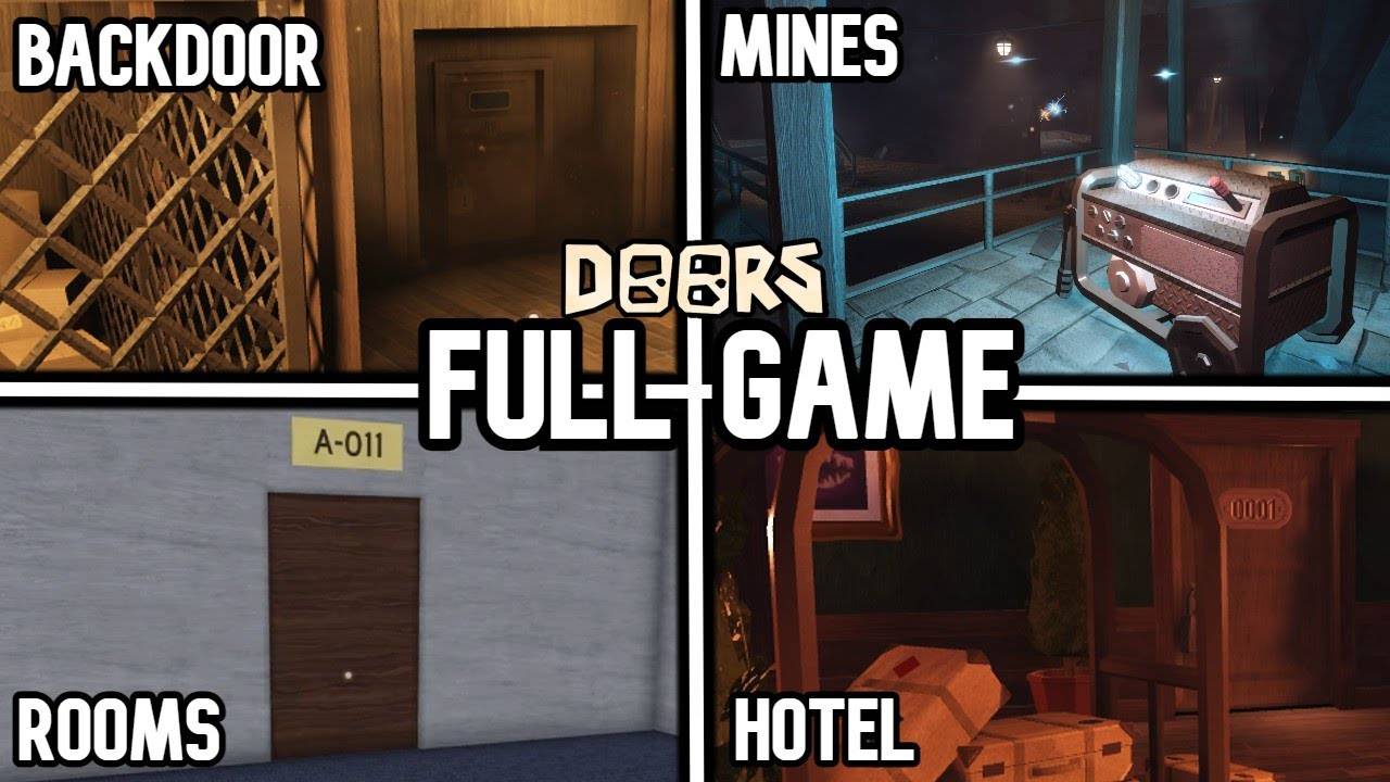 WORLD RECORD Speedrun in DOORS Backdoor + Hotel + Rooms + Mines (No Cheats) SOLO FULL Walkthrough смотреть онлайн