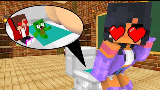 Злая девочка против семьи - Анимация Майнкрафт