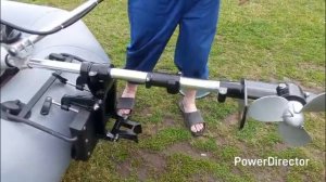 Лодка прима 280, на веслах и на моторе, триммер 3,3 лс