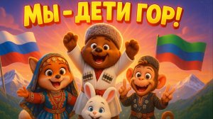 МЫ - ДЕТИ ГОР! 🔥 Новый ГИМН дружбы Дагестана | Детская песня про дружбу народов | Премьера клипа