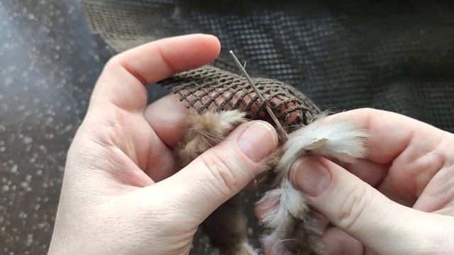 DIY Старые шубы не выбрасывайте. Покажу, что можно связать из шкурок меха, вязанный мех смотреть онлайн