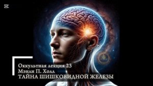 23. Тайна шишковидной железы / ЛЕКЦИЯ /Мэнли П. Холл