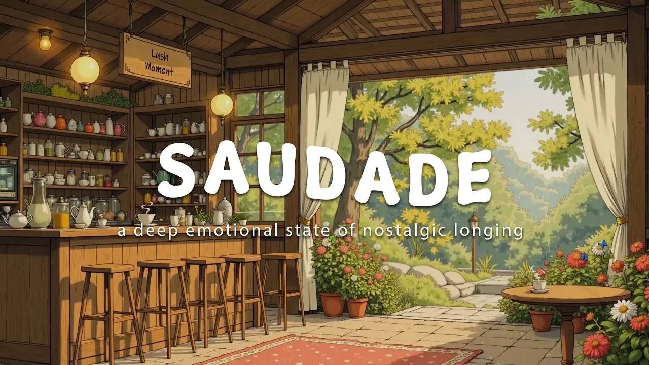 saudade a deep emotional state of nostalgic longing piano music for quiet moment in a lonely café смотреть онлайн