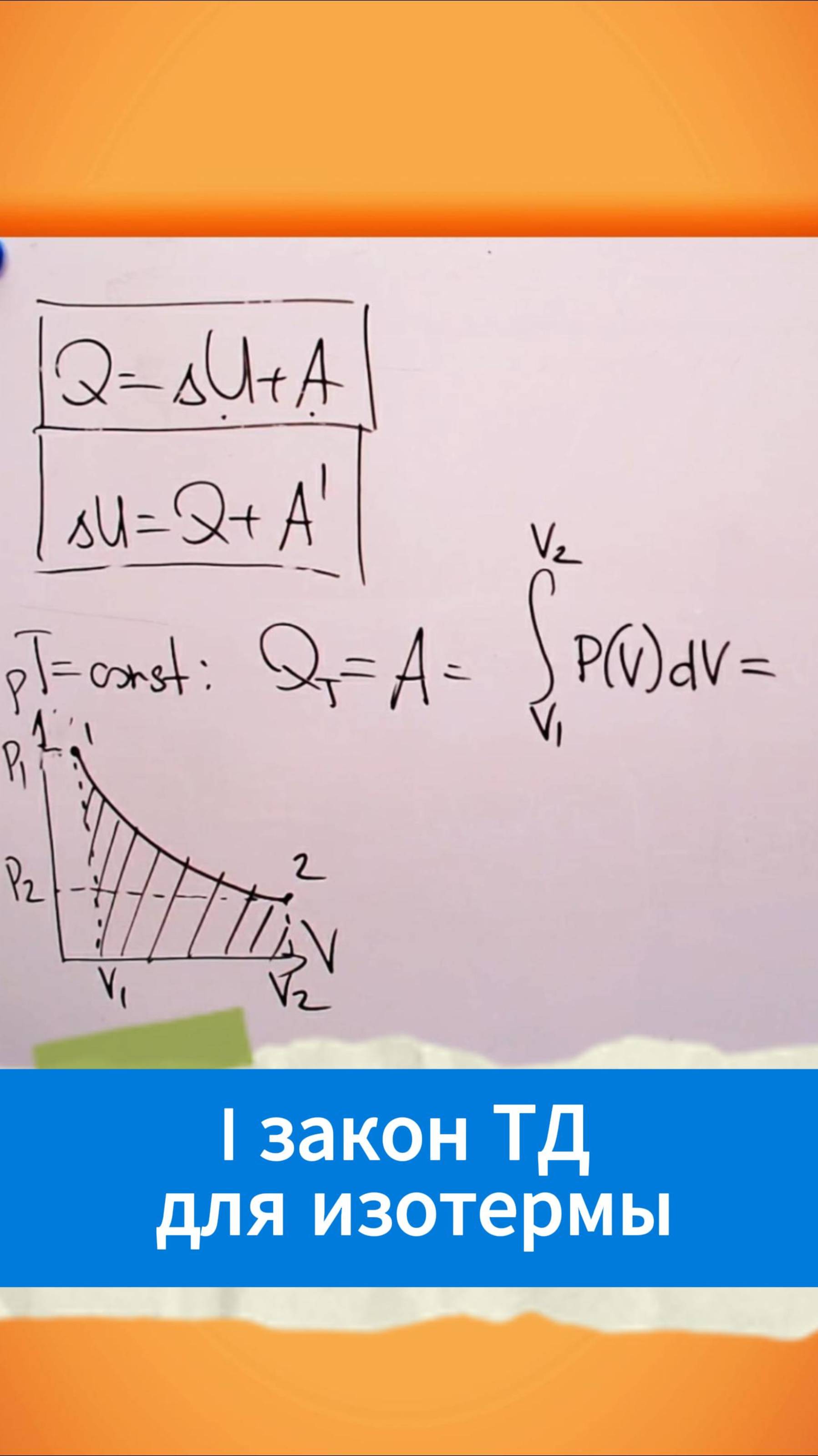 закон ТД для изотермы смотреть онлайн