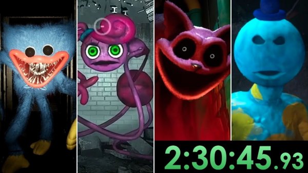 Спидран Всех Частей Poppy Playtime 1-4 (Поппи Плейтайм)