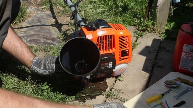 Первый запуск бензотриммера PATRIOT PT 554 смотреть онлайн