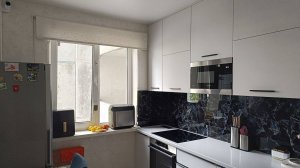 Ремонт на кухне 2025 (дом 97 серии)